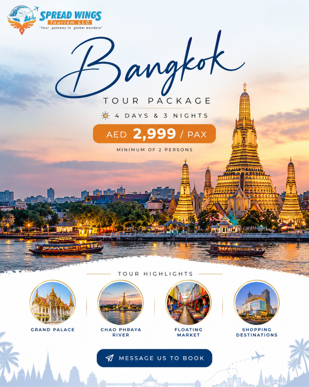 Bangkok Tour Package from Dubai